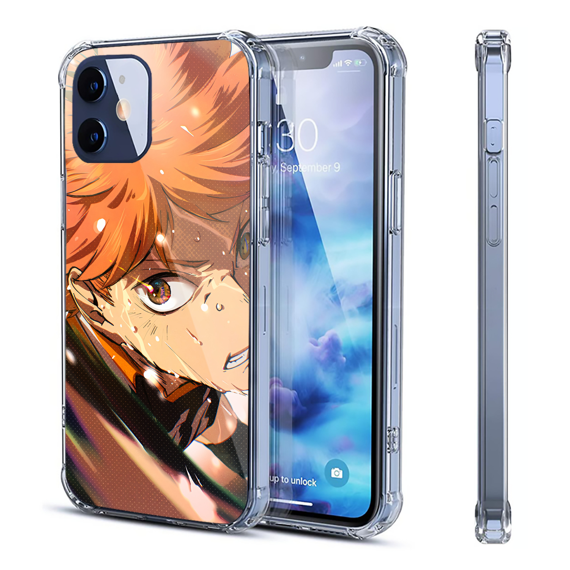 （画像用） ハイキュー!! Haikyu!! 【iPhone 12シリーズ対応】透明スマホケース（クリアソフトケース）